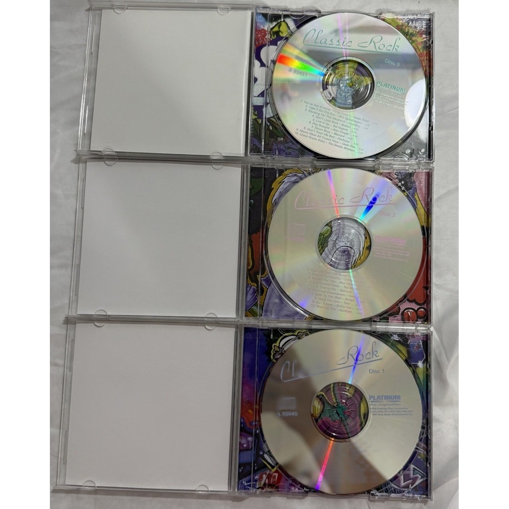 Lot Of 3!Classic Rock, #1,‎ #2, #3 by Various Artists - Picture 4 of 6